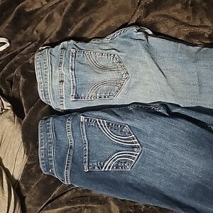 2 pairs of Hollister jeans